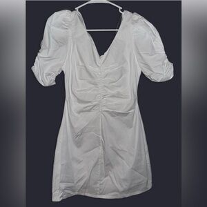 Lush White Mini Dress